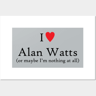 I love Alan Watts Posters and Art